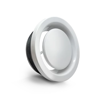 EVF Elszívó anemosztát, szerelőkerettel, DN125 mm