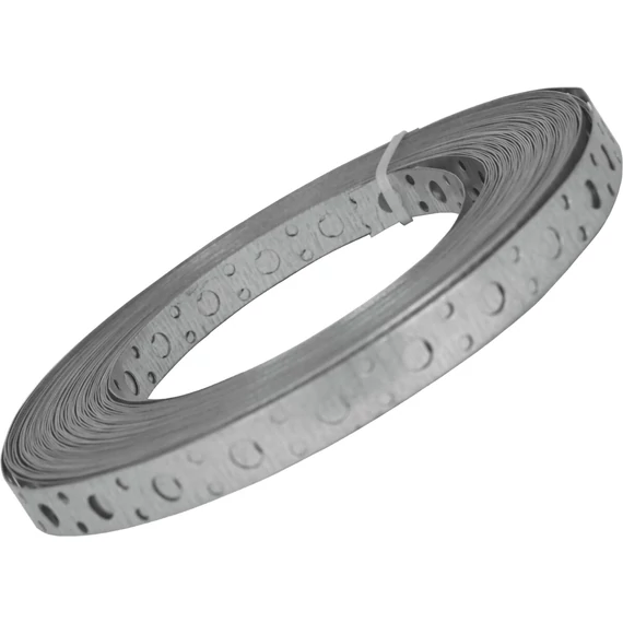 Perforált szalag 17mm x 0,6mm L=25 mb