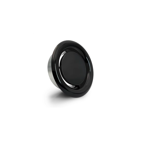 REGA - Elszívó anemosztát DN125 mm fekete