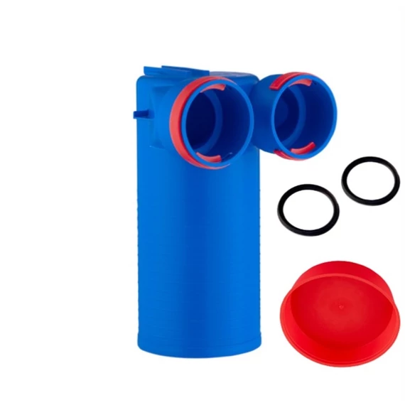 Dupla csatlakozású mennyezeti szelepfogadó idom MŰANYAG DN75 CLASSIC